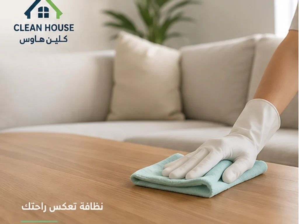 شركة تنظيف منازل بالمدينة المنورة - كلين هاوس لتنظيف غرفة المعيشة
