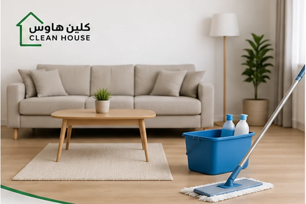 شركة تنظيف شقق بحي الملك فهد - كلين هاوس لتنظيف غرف المعيشة