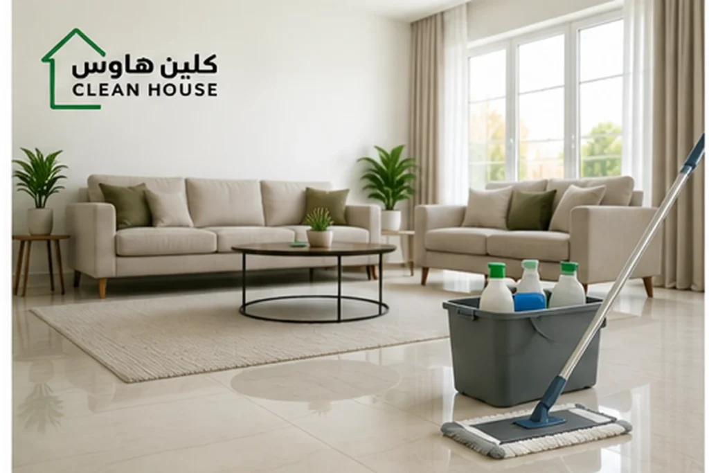 شركة تنظيف فلل بحي الإسكان - كلين هاوس لتنظيف صالات الفلل