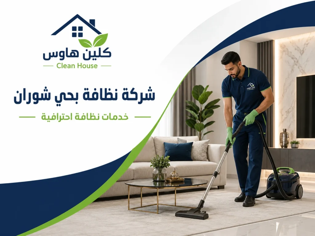 شركة نظافة بحي شوران - كلين هاوس
