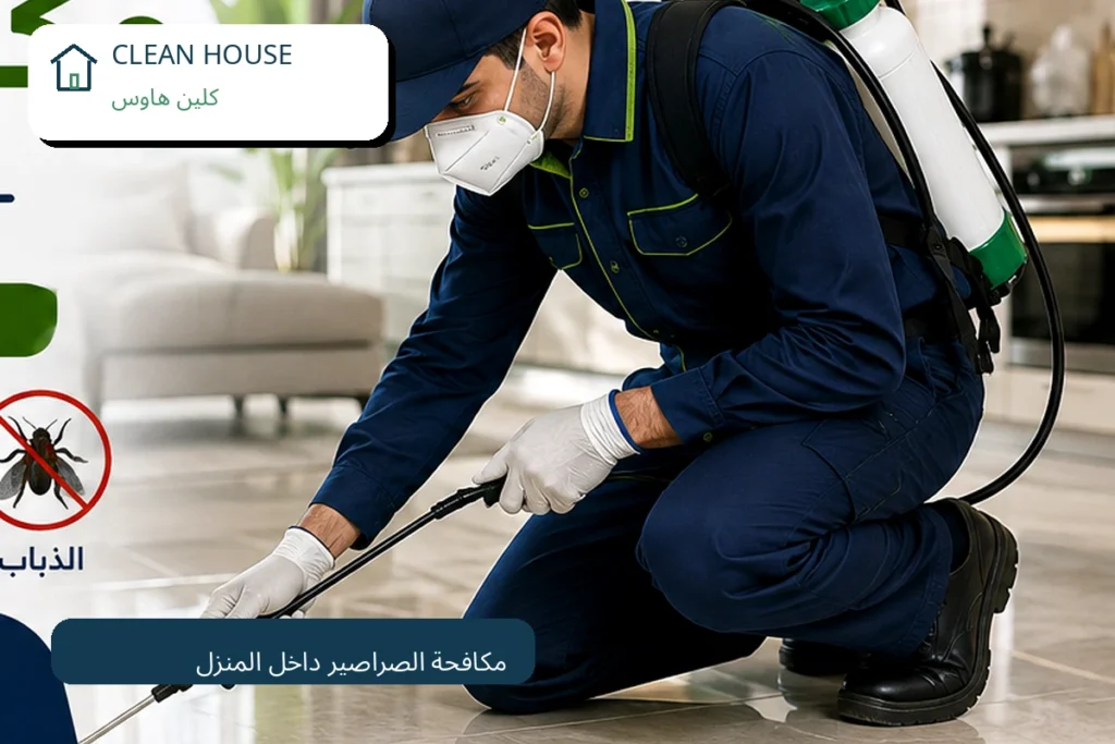 فني مكافحة الصراصير بحي الدفاع - كلين هاوس