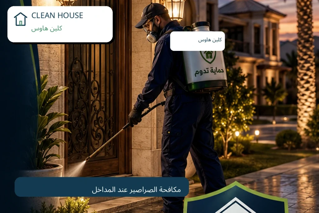 فني مكافحة الصراصير بحي الإسكان - كلين هاوس