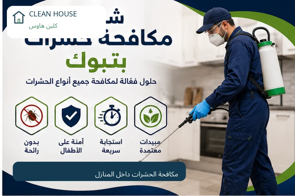 فني مكافحة حشرات بحي العزيزية - كلين هاوس
