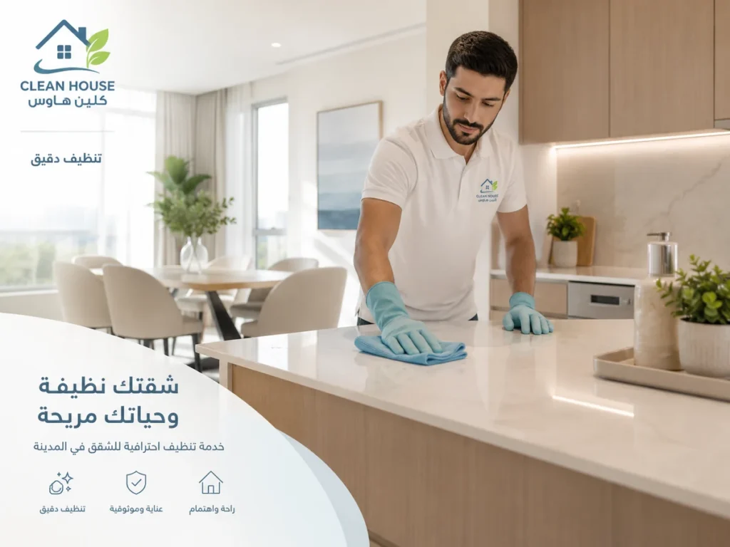 تنظيف غرف نوم الشقق بالمدينة المنورة - كلين هاوس
