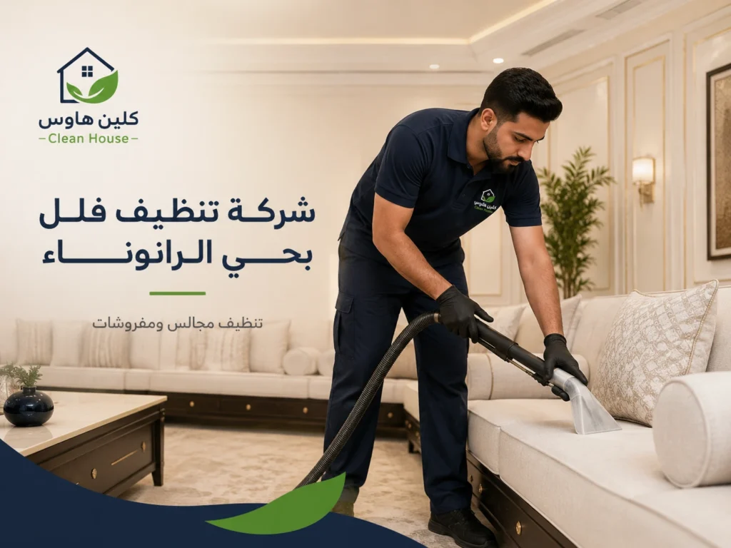 تنظيف أسطح داخل فيلا بحي الرانوناء من كلين هاوس