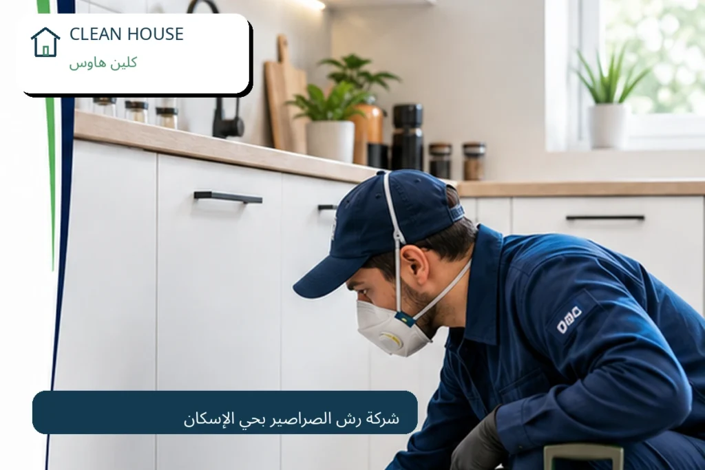 شركة رش الصراصير بحي الإسكان - كلين هاوس