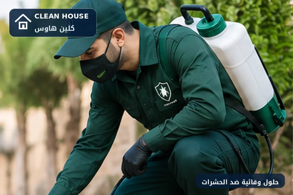 خدمة وقائية لمكافحة الحشرات في المساحات الخارجية بحي مذينب