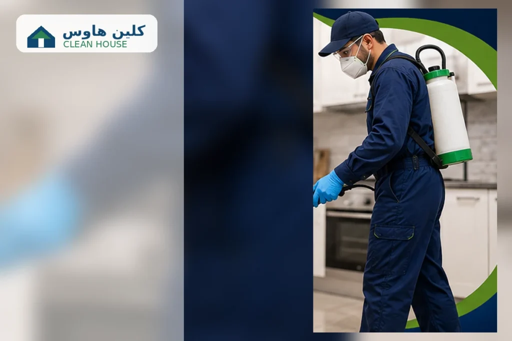 مكافحة الصراصير والحشرات المنزلية بحي المبعوث - كلين هاوس