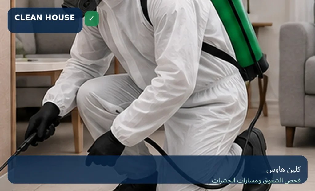 فحص الشقوق ومسارات الحشرات بحي الإسكان بواسطة كلين هاوس