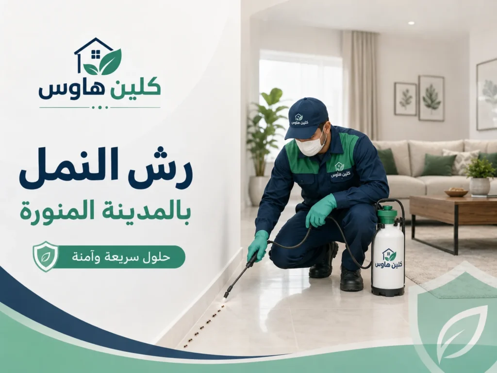 فني رش النمل بحي المبعوث - كلين هاوس